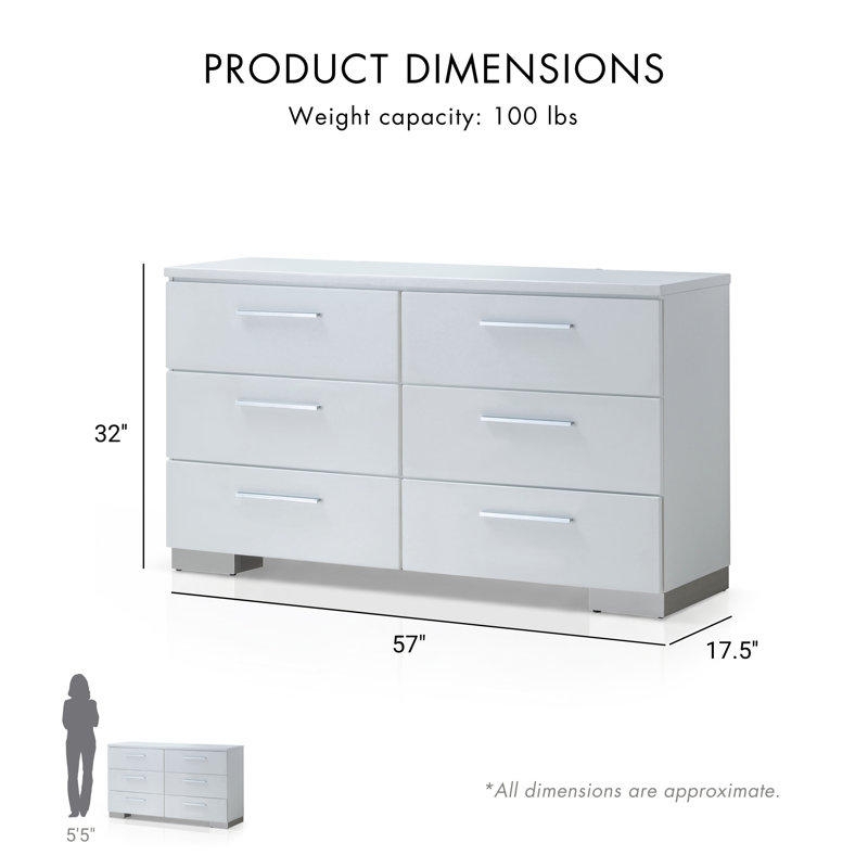 Eickhoff 3-Piece Bedroom Set, 3 Pcs: 2 Nightstands, Dresser