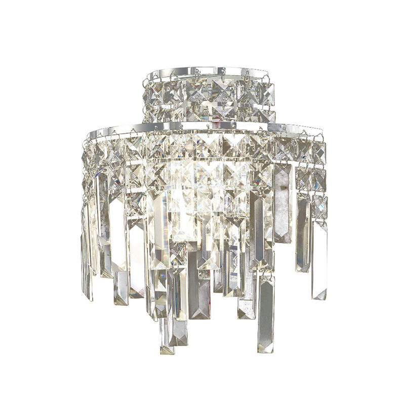 Armed Sconce, Chrome
