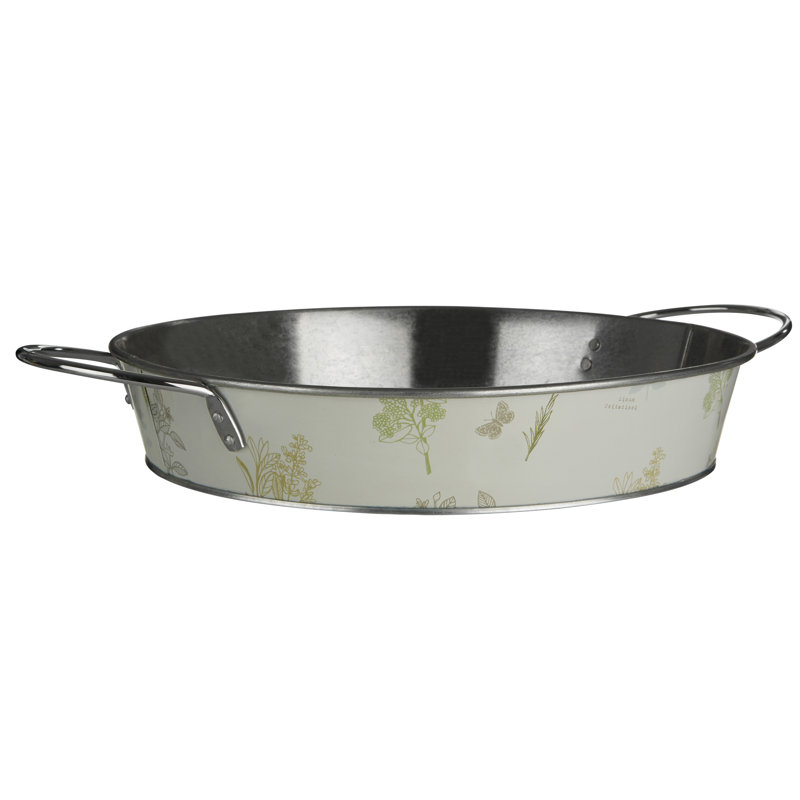 French Garden Metal Tray