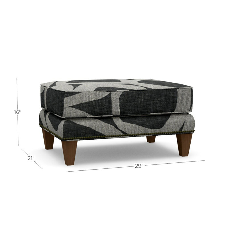 Gaylord Ottoman, Walnut, Keegan 225729