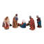 Ensemble de 11 figurines pour crèche de Noël