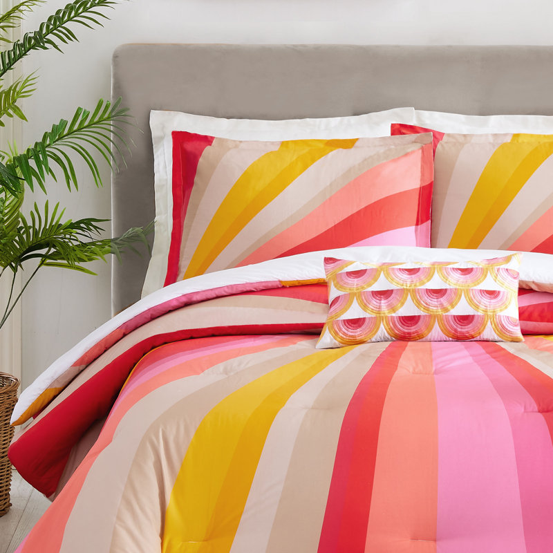 Small Rectangular Multicolor Embroidered Lumbar Pillow