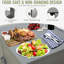 Îlot de cuisine extérieur avec options de rangement et de fonctionnalité - Cadre de table de gril en aluminium, comptoir hygiénique, housse de protection, pieds de nivellement, plan de conception modulaire pour une utilisation facile