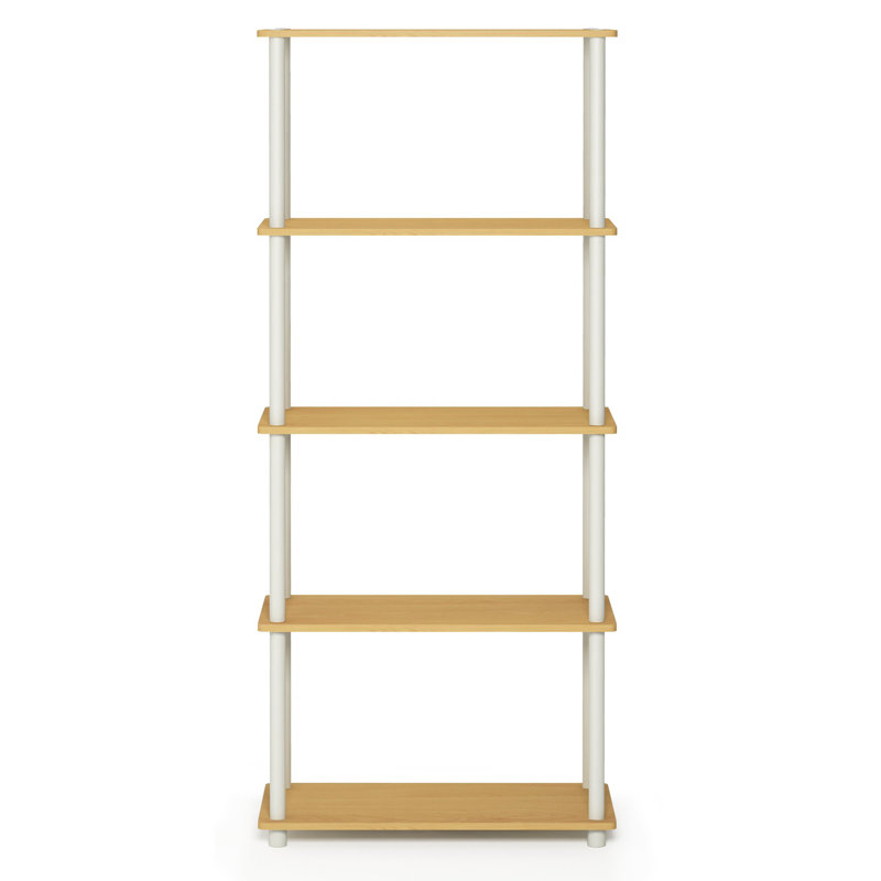 Heslin 23.58'' W Manufactured Wood Shelving Unit, Beech/White