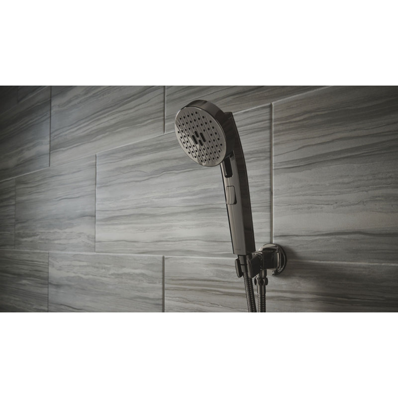 Kintsu® Multifunction Slide Bar Handshower, Brilliance Black Onyx