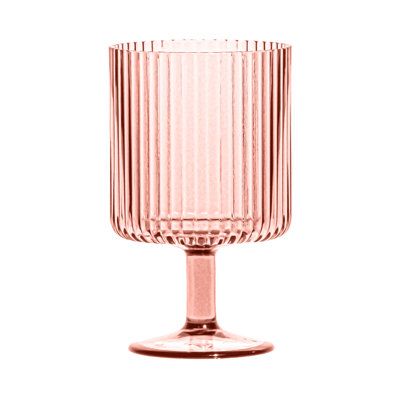 Laya Fluted Acrylic Goblet