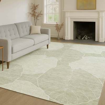 Machine Washable Indoor/Outdoor Chantille ACN2506 Floral Rug