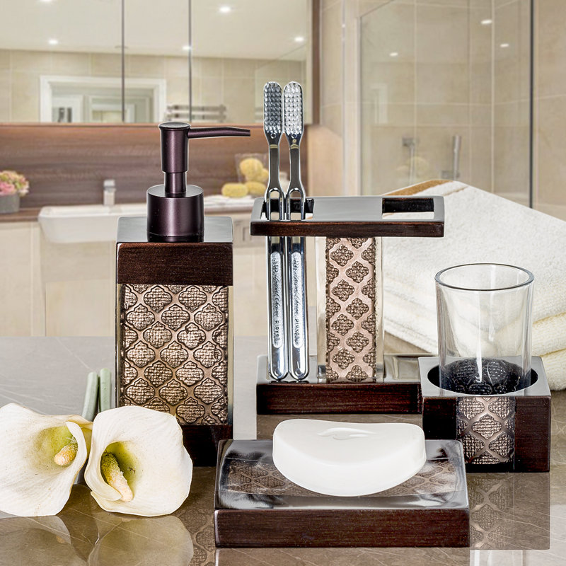 Dahlia Bathroom Accessory Set