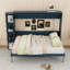 Lit escamotable en bois avec 3 tiroirs et tablettes ouvertes-525856545-525856550