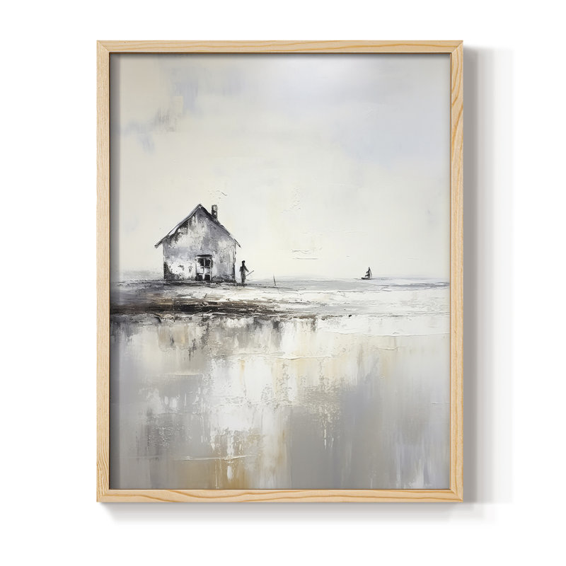 NAUTICAL Series DLI, reproduction encadrée - bois massif, H 11 po x l 9 po