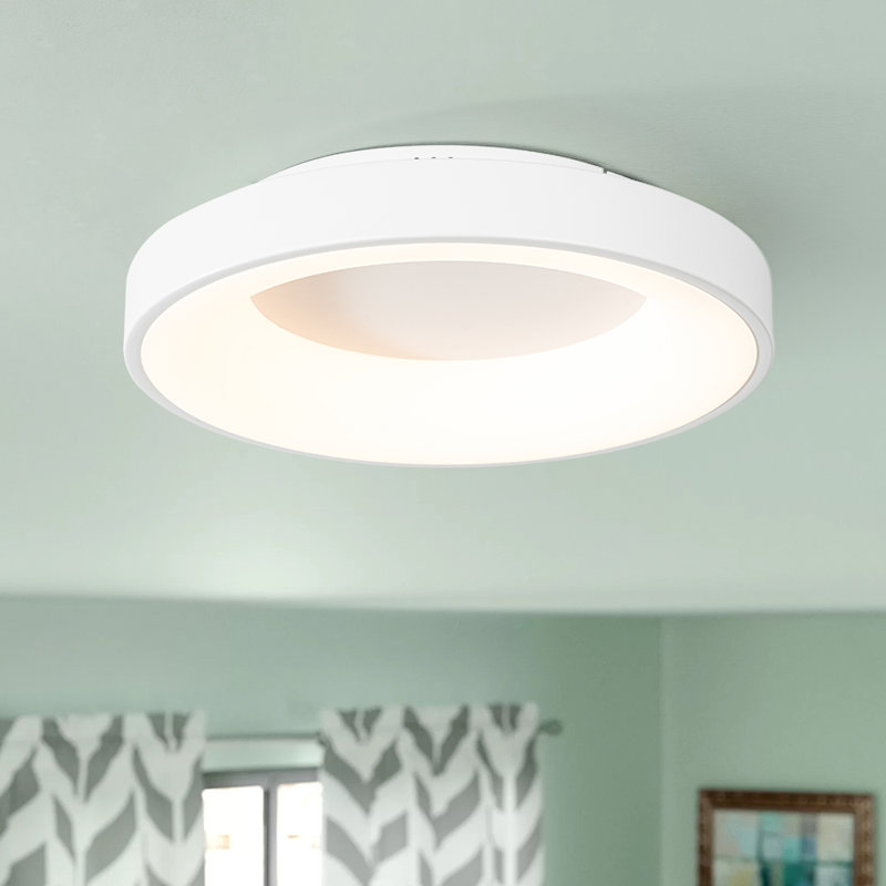 Circular Dimmable LED Flush Mount