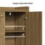 Helio 34'' Sideboard With Adjustable Shelf and Safe Round Corners-301350144-272433696