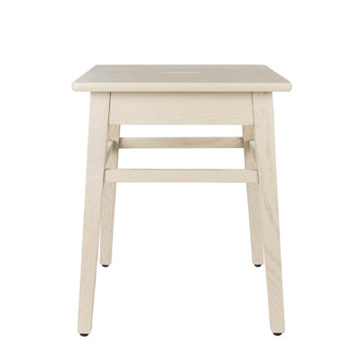 Aquino Solid Wood Accent Stool