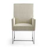 Element Tufted Velvet Upholstered Arm Chair