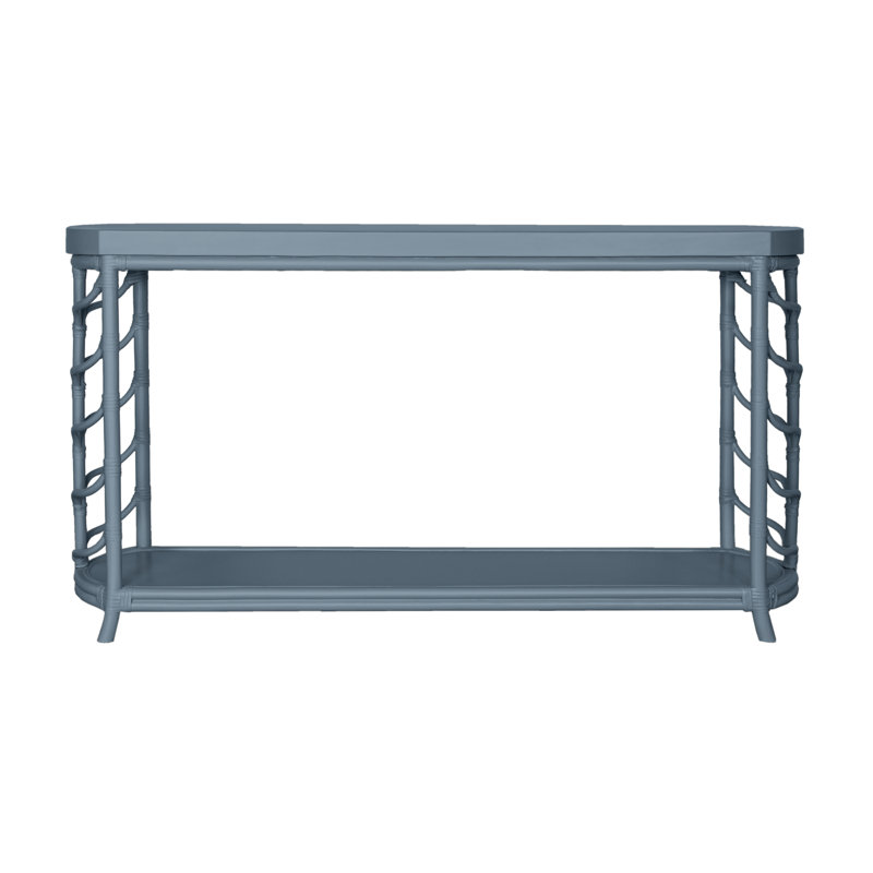 60 in. Solid Wood Console Table, Regatta Blue