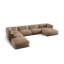 Bedar 5 Seater Velvet Corner Sofa -1389169988-1409231505