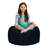 Bean Bag Chair - Plush, Ultra Soft - Shredded Memory Foam Filled 2 Ft Kids Bean Bag Chair Pouf - Stuffed Foam Filled Seat with Microsuede Cover  - Two Feet Bean Bag-1853442399