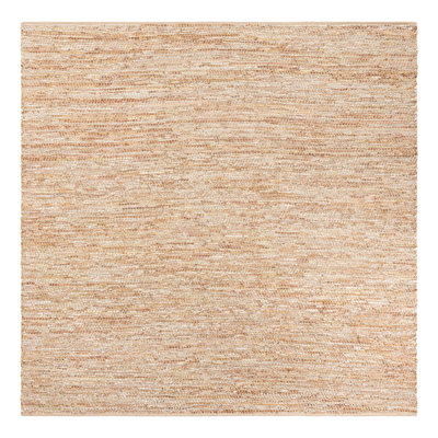 Leather Metallic Jute Indoor Rug
