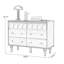 Armoire d'appoint en bois manufacturé et brun noisette-1320976026