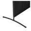 Paravent autoportant à 3 panneaux avec tissu Oxford noir - Paravent portable et cloison pliante pour la séparation de bureau, de chambre à coucher et de salon