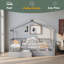 Lit simple en bois avec deux tiroirs-1579915968