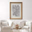 Abstrait botanique noir et blanc, tapisserie botanique, nature sauvage, impression sur papier-91356281-91356283