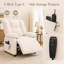 Upholstered Chenille Power Recliner-1862684690