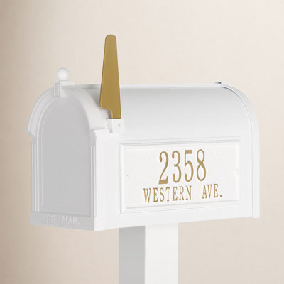 Premium Package Post Mounted Mailbox