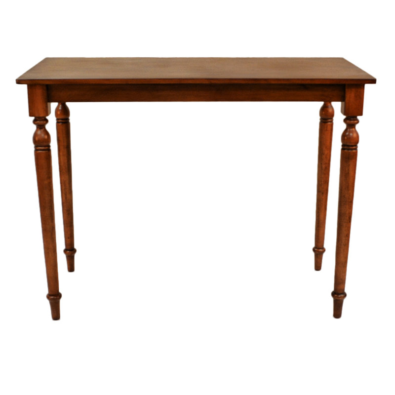Emilia Solid Wood Base Dining Table, Chestnut