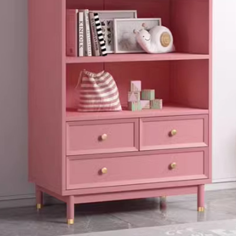 Simple modern style display cabinet, Pink