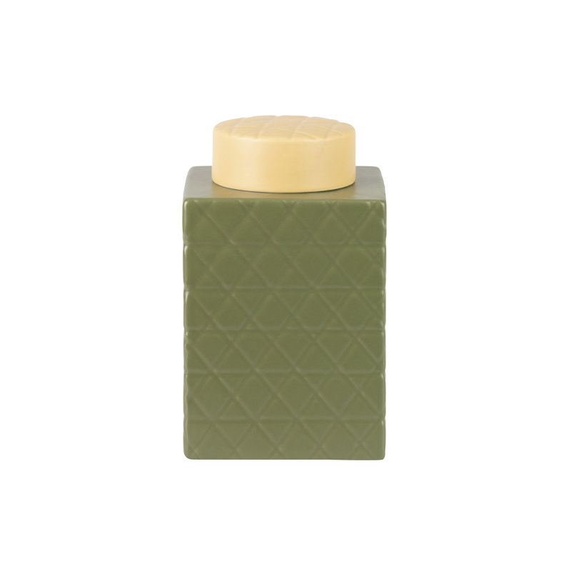 Ceramic Jar 16x16x26 Cm, Yellow