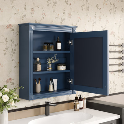 Armoire de rangement murale 24 po x 27 po avec miroir