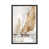 Toile avec cadre gris