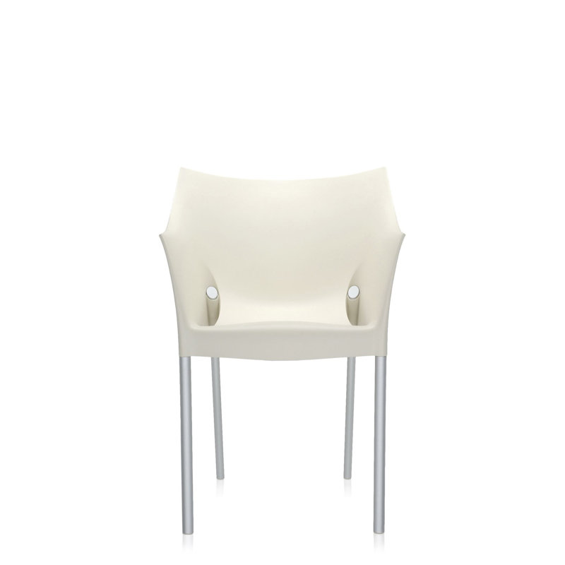 Dr. No Upholstered Armchair, White