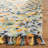 Jahiem Hand-Knotted Wool Blue Area Rug-1342675245