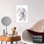 Sweet Rabbit With Scarf Contemporary Rabbit Forest Wall Art Print 1 Piece Wrapped Canvas Wall Art-308533456