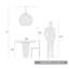 Luminaire suspendu 5 lumières Merritt-1145649554-1145649553