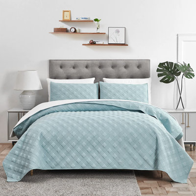  Ensemble de courtepointe en polyester percale
