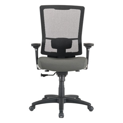 TEMPUR-Lumbar Support Office Chair, Cooling Gel, Contoured TEMPUR Cushion, Breathable Mesh Back, Adjustable Armrests, 7° Tilt, Olive