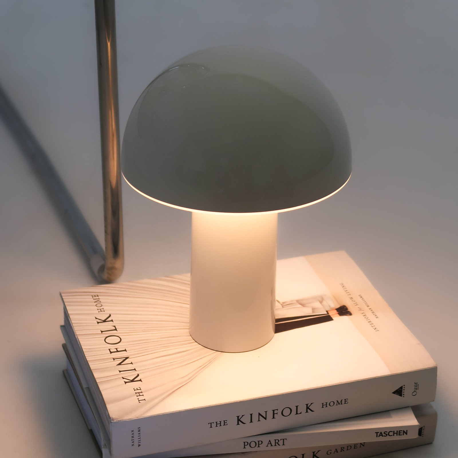 Argent Desk Lamp, Cream
