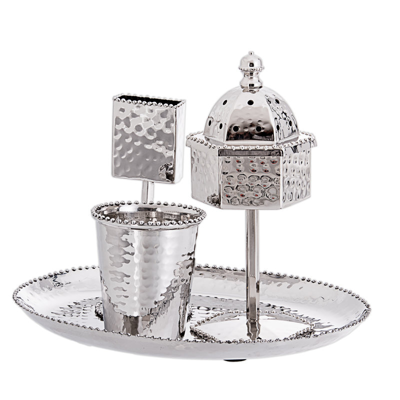 Ensemble de 4 pièces à motif de perles Havdolah