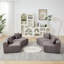 Canapé modulaire courbé Chenille-754191002-754191003