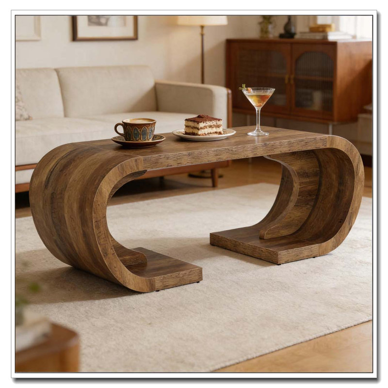 C-Shaped Coffee Table
