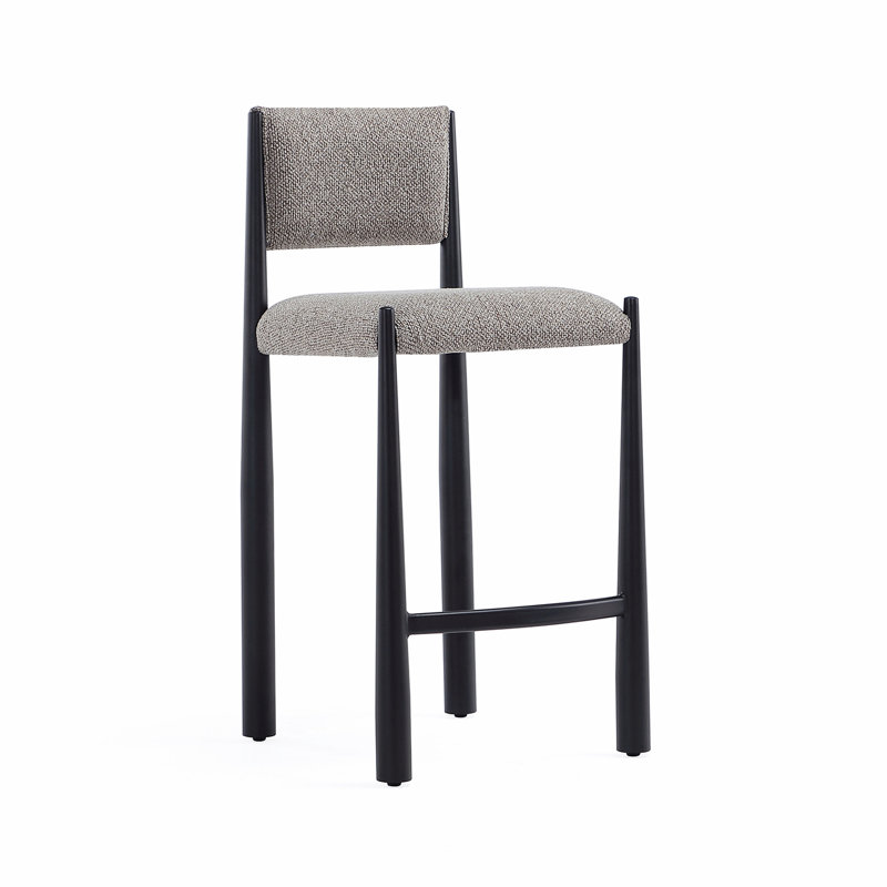 Tabouret de comptoir rembourré Mushroom Boucle