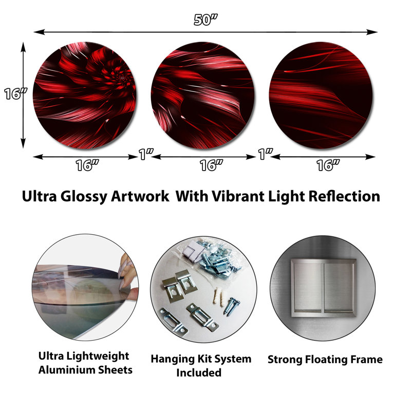 Abstract Wall Decor on Metal