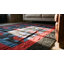 Antique Quilt America Blue 1920s Rug
