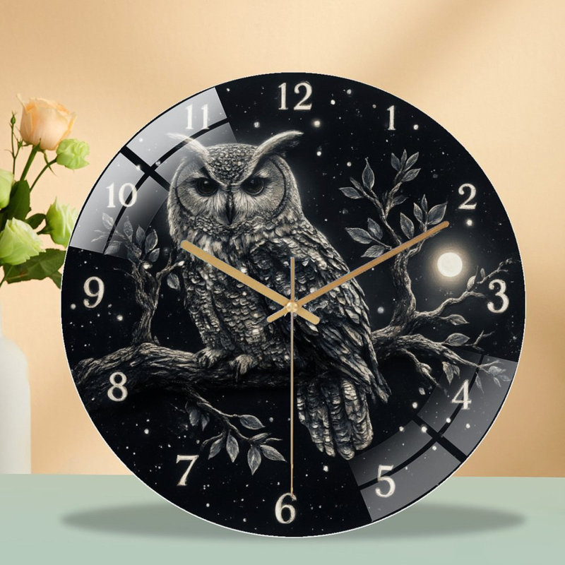 Horloge murale Owl