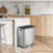 Eko Essential Recycle Step Trash Can, Stainless Steel Dual Compartment, 30l+30l, Kitchen Garbage Bin With Dual Pedals, Dual Lids, Soft Close, Smudge-resistant, Space-saving Design For Easy Recycling