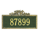 Ivy 1-Line Wall Address Plaque