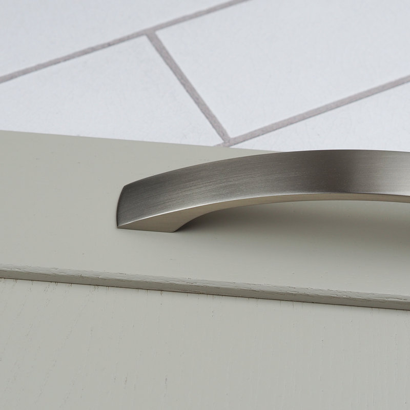 160mm Brushed Nickel Bow Handle